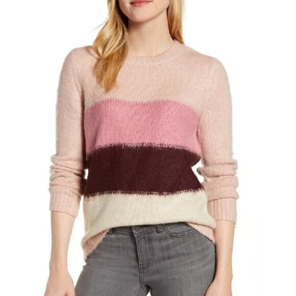 VINCE CAMUTO Stripe Sweater - Picture 1 of 7